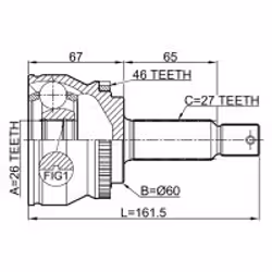 FEBEST 1210-CEEDA46 non classificato
