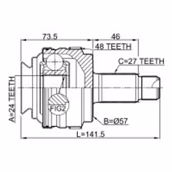 FEBEST 1910-E87A48R non classificato