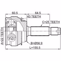 FEBEST 0410-CSA43 non classificato