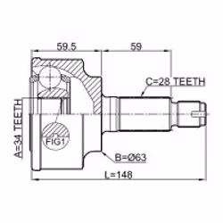 FEBEST 0310-CL22 non classificato