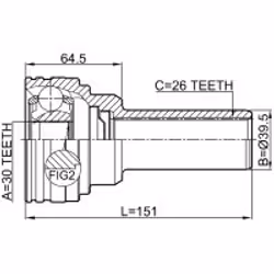 FEBEST 0411-V97WSHA non classificato