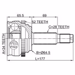 FEBEST 1410-RODA52 non classificato
