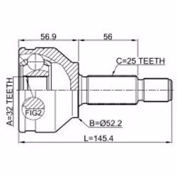 FEBEST 2110-FOCAU non classificato