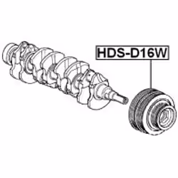 FEBEST HDS-D16W non classificato