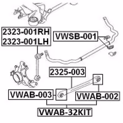 FEBEST VWAB-32KIT non classificato