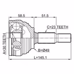 FEBEST 0210-G15RA non classificato
