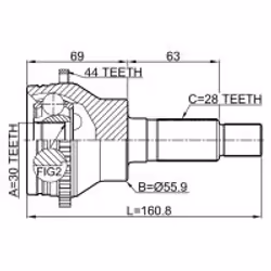 FEBEST 0510-CX7A44R non classificato