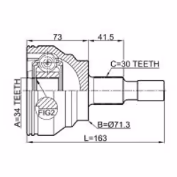 FEBEST 1610-164R non classificato