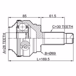 FEBEST 1910-E70R non classificato