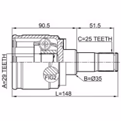 FEBEST 0411-H77WRH non classificato