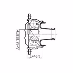FEBEST 0411-V75SHA non classificato