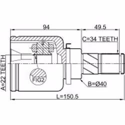 FEBEST 2111-CDHLH non classificato