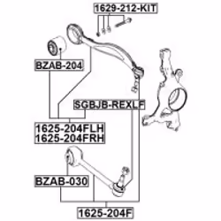 FEBEST 1625-204FRH non classificato