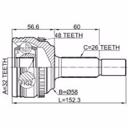 FEBEST 0110-ZRE142A48 non classificato