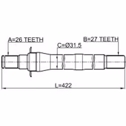 FEBEST 1212-IX35AT4WD non classificato