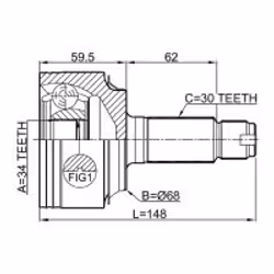 FEBEST 0310-CRVDI non classificato