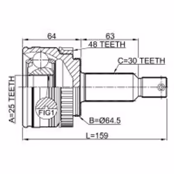 FEBEST 1210-IX35MTA48 non classificato