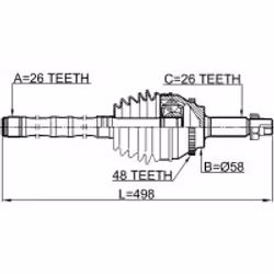 FEBEST 0114-AZT251A48LH non classificato