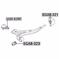 FEBEST SGAB-021 non classificato