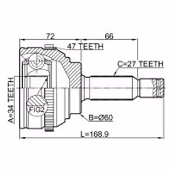 FEBEST 2210-MAGA47 non classificato