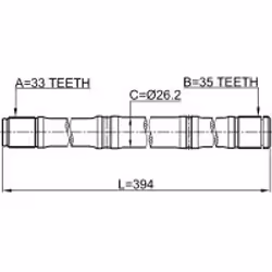 FEBEST 0212-MR20MT4WDLH