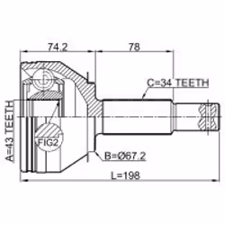 FEBEST 0210-Y62R non classificato