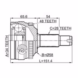 FEBEST 1410-KORA48 non classificato