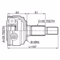 FEBEST 1710-Q7R non classificato
