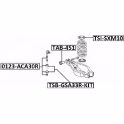 FEBEST TSB-GSA33R-KIT non classificato