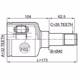FEBEST 2111-CB4LH non classificato - Vista aggiuntiva 2