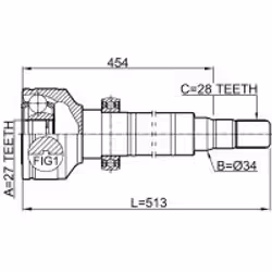 FEBEST 2711-XC60S6RH non classificato