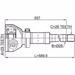 FEBEST 2711-XC90WDRH non classificato