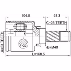 FEBEST 0211-C11LH non classificato