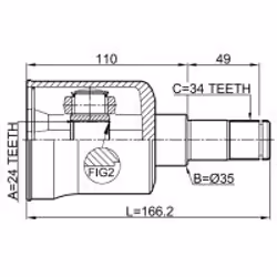 FEBEST 2211-CARLH non classificato