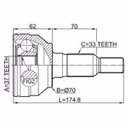 FEBEST 3610-H3 non classificato