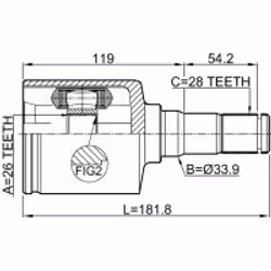FEBEST 2111-CA2LH non classificato