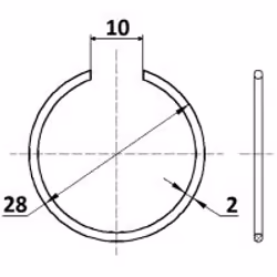 FEBEST CC-1-28X2 non classificato