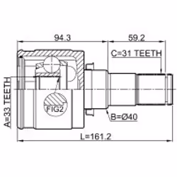 FEBEST 0511-CX5MTLH non classificato