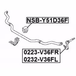 FEBEST NSB-Y51D36F non classificato - Vista aggiuntiva 2