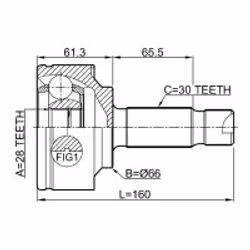 FEBEST 1610-639 non classificato