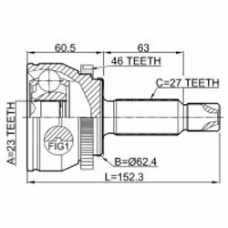 FEBEST 2210-SOULB2A46 non classificato
