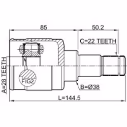 FEBEST 0711-RS415ATLH non classificato - Vista aggiuntiva 2