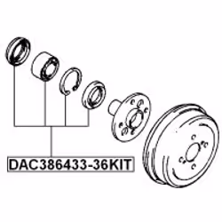 FEBEST DAC386433-36KIT non classificato