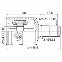 FEBEST 2311-5N1LH non classificato - Vista aggiuntiva 2