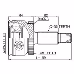 FEBEST 1210-IX35D7A48 non classificato - Vista aggiuntiva 2