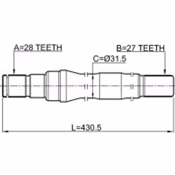 FEBEST 1212-IX35D3AT6 non classificato - Vista aggiuntiva 2