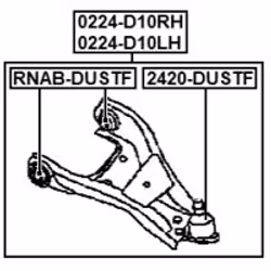 FEBEST 0224-D10LH non classificato