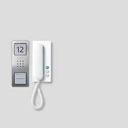 Siedle SET CA 812-1 E/W Acciaio inox, Bianco