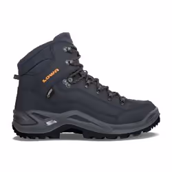 LOWA Renegade GTX Mid, Maschio, Adulto, Nero, Blu, Grigio, Stivali da esterno, Trekking, Monocromatico
