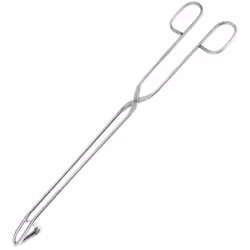 Pinza da barbecue extra lunga per girare carne, pesce e verdura sulla griglia e per servire a tavola, Ideali anche per afferr ...
